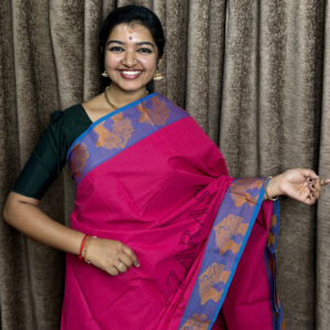 Bharatanatyam Dance Practice saree