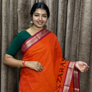 Lightweight Bharatanatyam saree for rehearsal, Traditional Bharatanatyam saree.