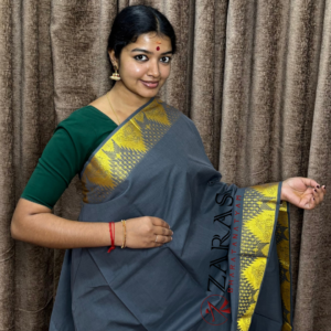 Traditional Bharatanatyam saree, Comfortable Bharatanatyam saree.