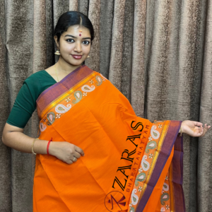 Traditional Bharatanatyam saree, Comfortable Bharatanatyam saree.