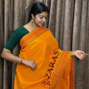 Traditional Bharatanatyam saree, Comfortable Bharatanatyam saree.