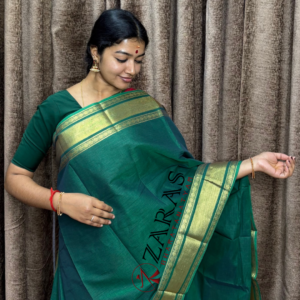 Lightweight Bharatanatyam saree for rehearsal, Traditional Bharatanatyam saree.