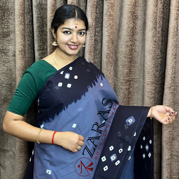 Traditional Bharatanatyam saree, Comfortable Bharatanatyam saree.