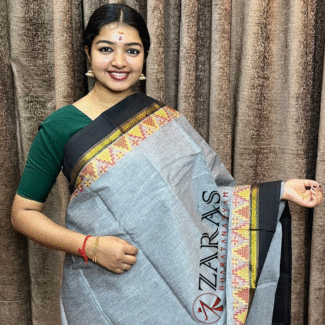 Traditional Bharatanatyam saree, Comfortable Bharatanatyam saree.