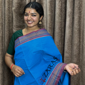 Lightweight Bharatanatyam saree for rehearsal, Traditional Bharatanatyam saree.