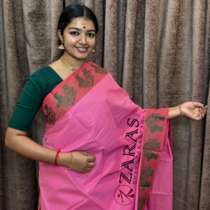 Lightweight Bharatanatyam saree for rehearsal, Traditional Bharatanatyam saree.