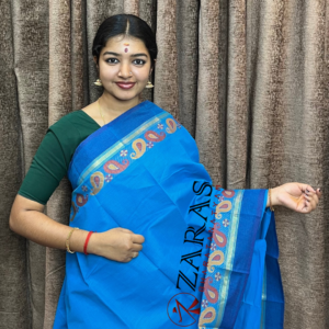 Lightweight Bharatanatyam saree for rehearsal, Traditional Bharatanatyam saree.