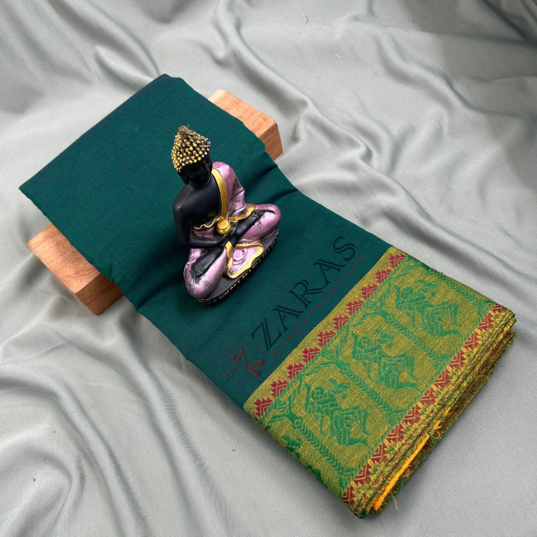 Bharatanatyam Dance Practice Saree