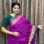 Lightweight Bharatanatyam saree for rehearsal, Traditional Bharatanatyam saree.