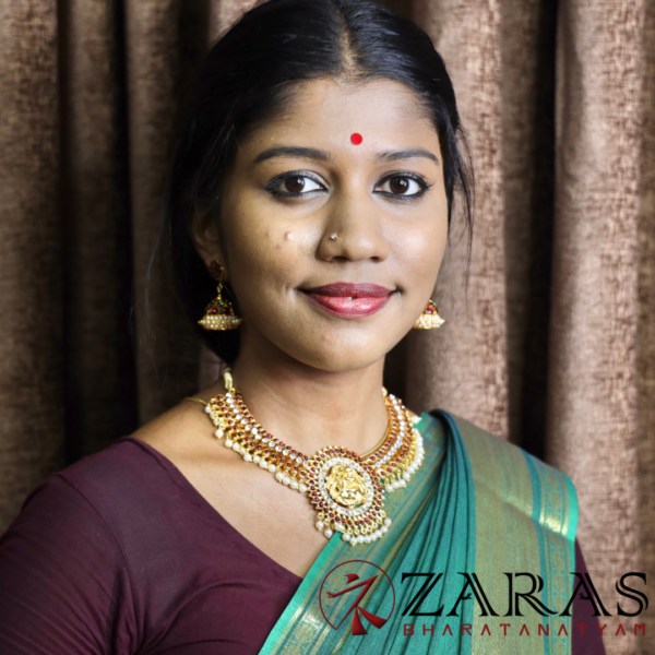 Bharatanatyam kemp Necklace