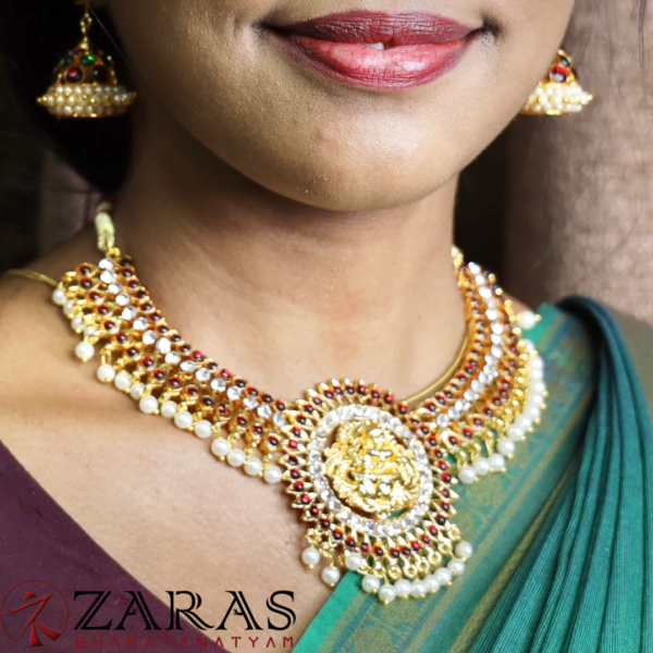 Bharatanatyam kemp Necklace