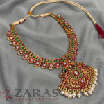 Bharatanatyam kemp Necklace