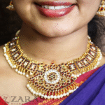 Bharatanatyam kemp Necklace