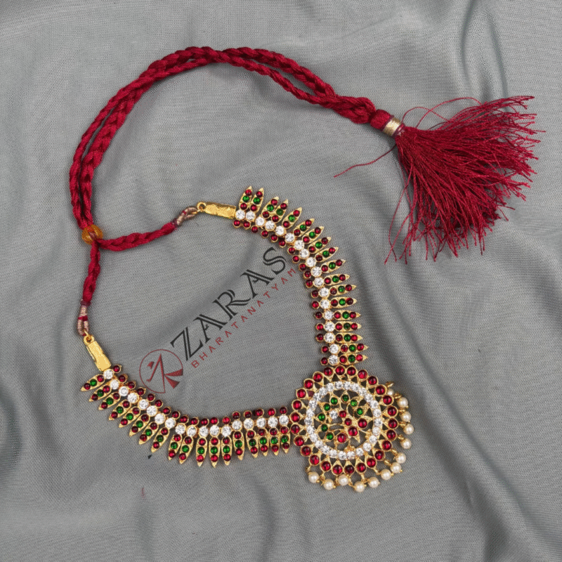 Bharatanatyam kemp Necklace
