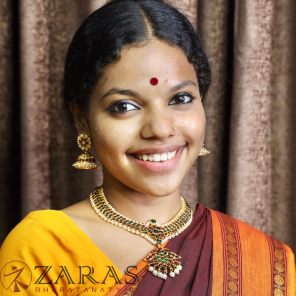Bharatanatyam kemp Necklace