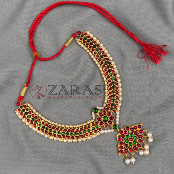 Bharatanatyam kemp Necklace