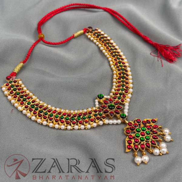 Bharatanatyam kemp Necklace