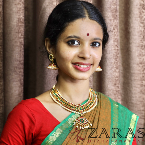 Bharatanatyam kemp Necklace