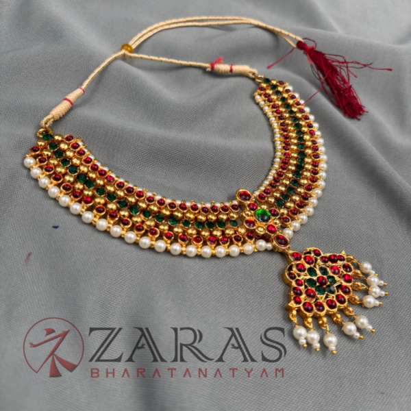 Bharatanatyam kemp Necklace
