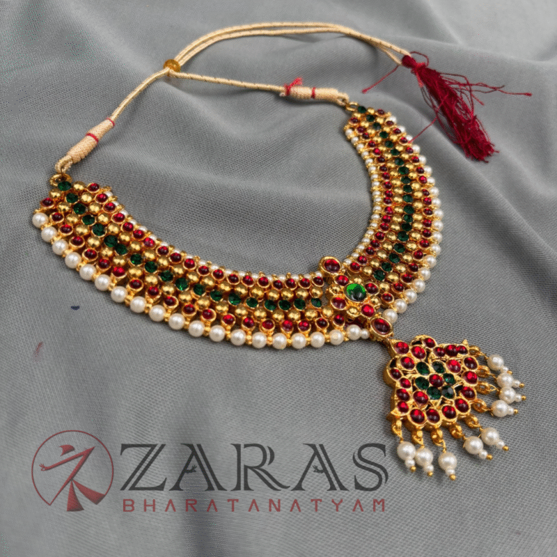 Bharatanatyam kemp Necklace