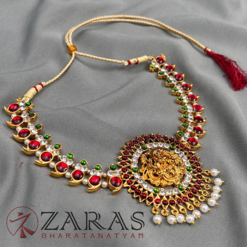 Bharatanatyam kemp Necklace