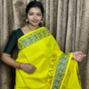 Bharatanatyam Dance Practice saree