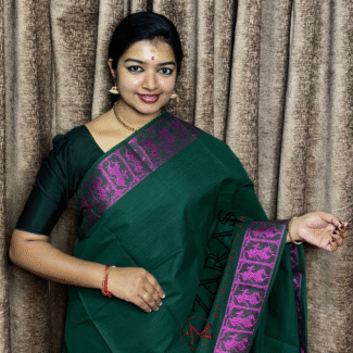 Bharatanatyam Dance Practice saree