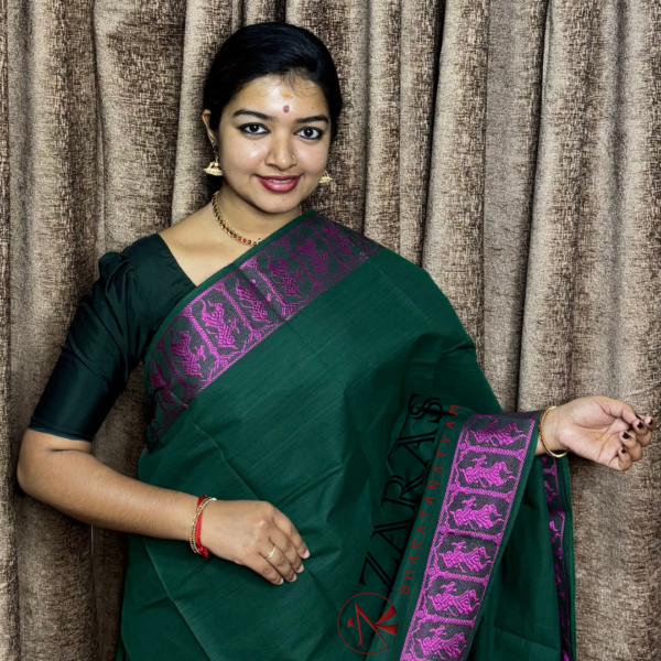 Bharatanatyam Dance Practice saree