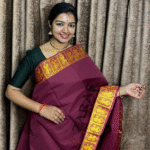 Bharatanatyam Dance Practice saree