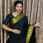 Bharatanatyam Dance Practice saree