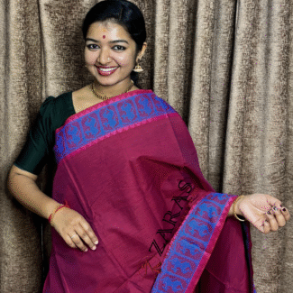 Bharatanatyam Dance Practice Saree