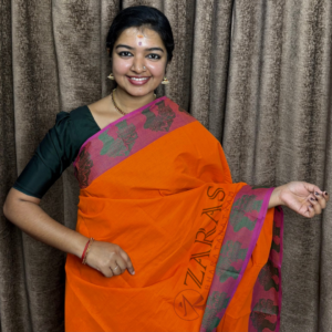 Bharatanatyam Dance Practice saree