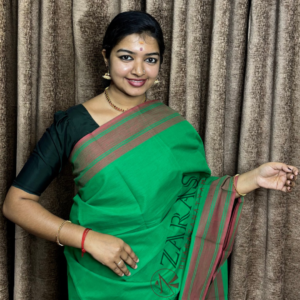 Bharatanatyam Dance Practice saree