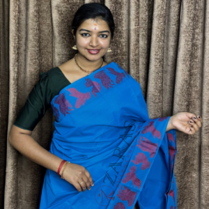 Bharatanatyam Dance Practice saree