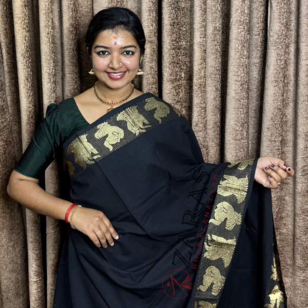 Bharatanatyam Dance Practice saree