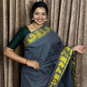 Bharatanatyam Dance Practice saree