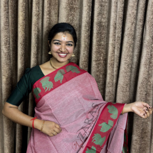 Bharatanatyam Dance Practice saree