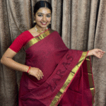 Bharatanatyam Dance Practice saree