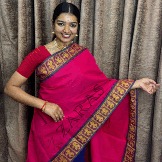 Bharatanatyam Dance Practice saree