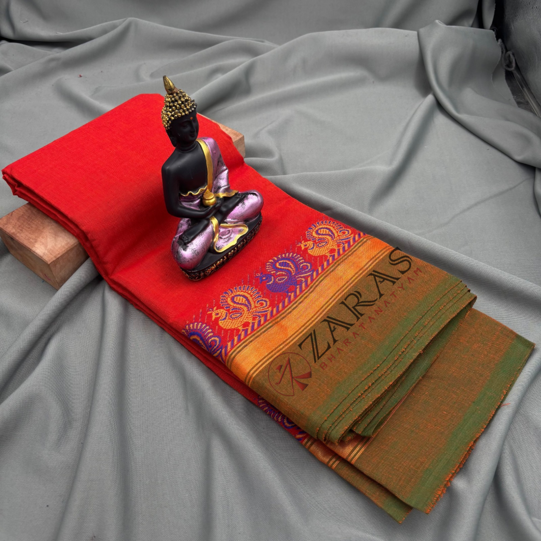 Bharatanatyam Dance Practice saree