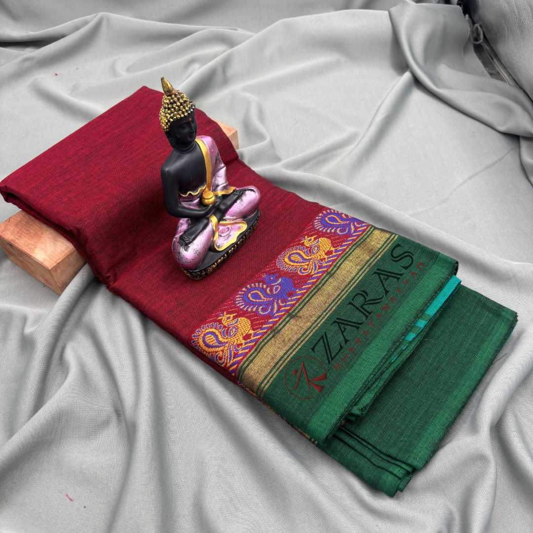 Bharatanatyam Dance Practice saree