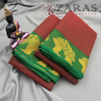 Bharatanatyam Dance Practice saree