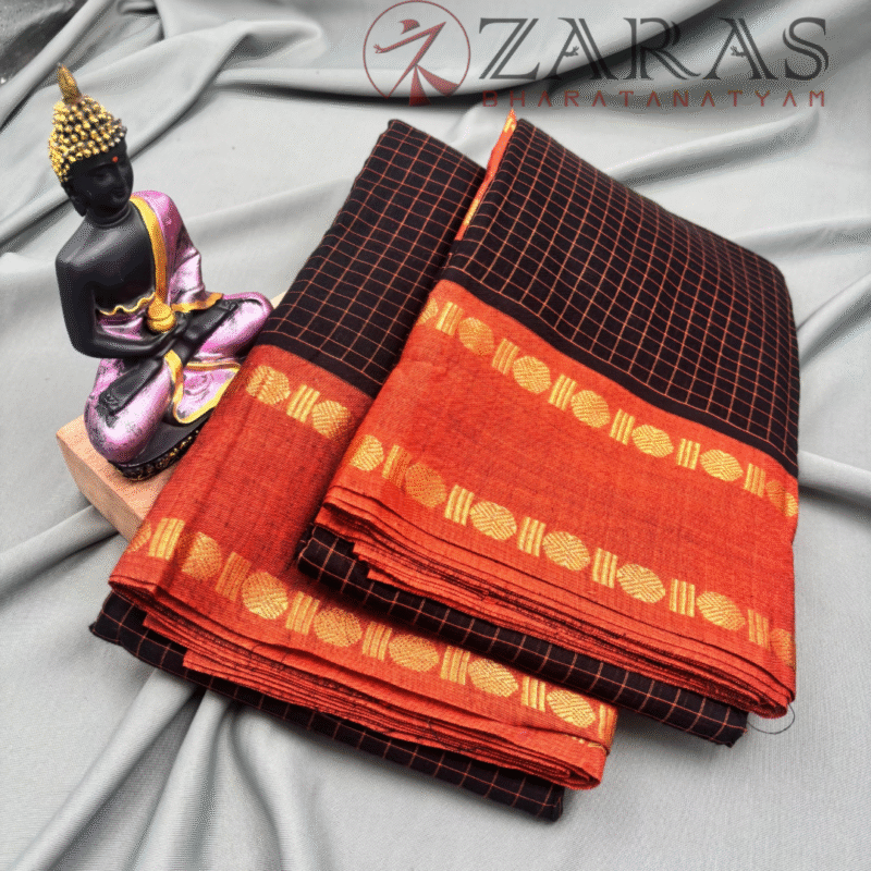 Bharatanatyam Dance Practice saree