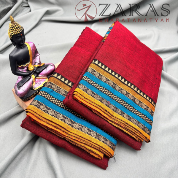 Bharatanatyam Dance Practice saree