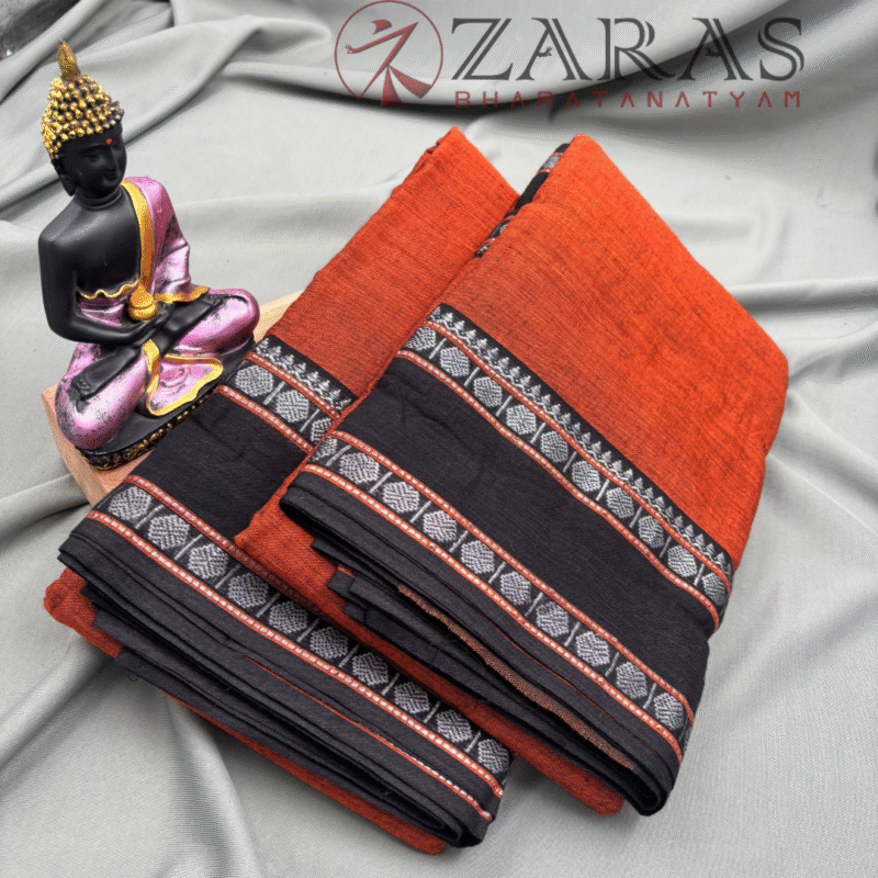 Bharatanatyam Dance Practice saree