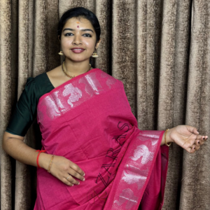 Bharatanatyam Dance Practice saree