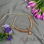 Bharatanatyam kemp Necklace