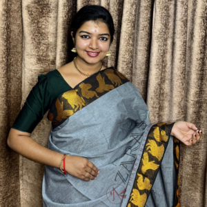 Bharatanatyam Dance Practice saree