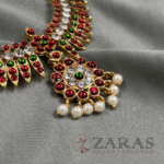 Bharatanatyam kemp Necklace