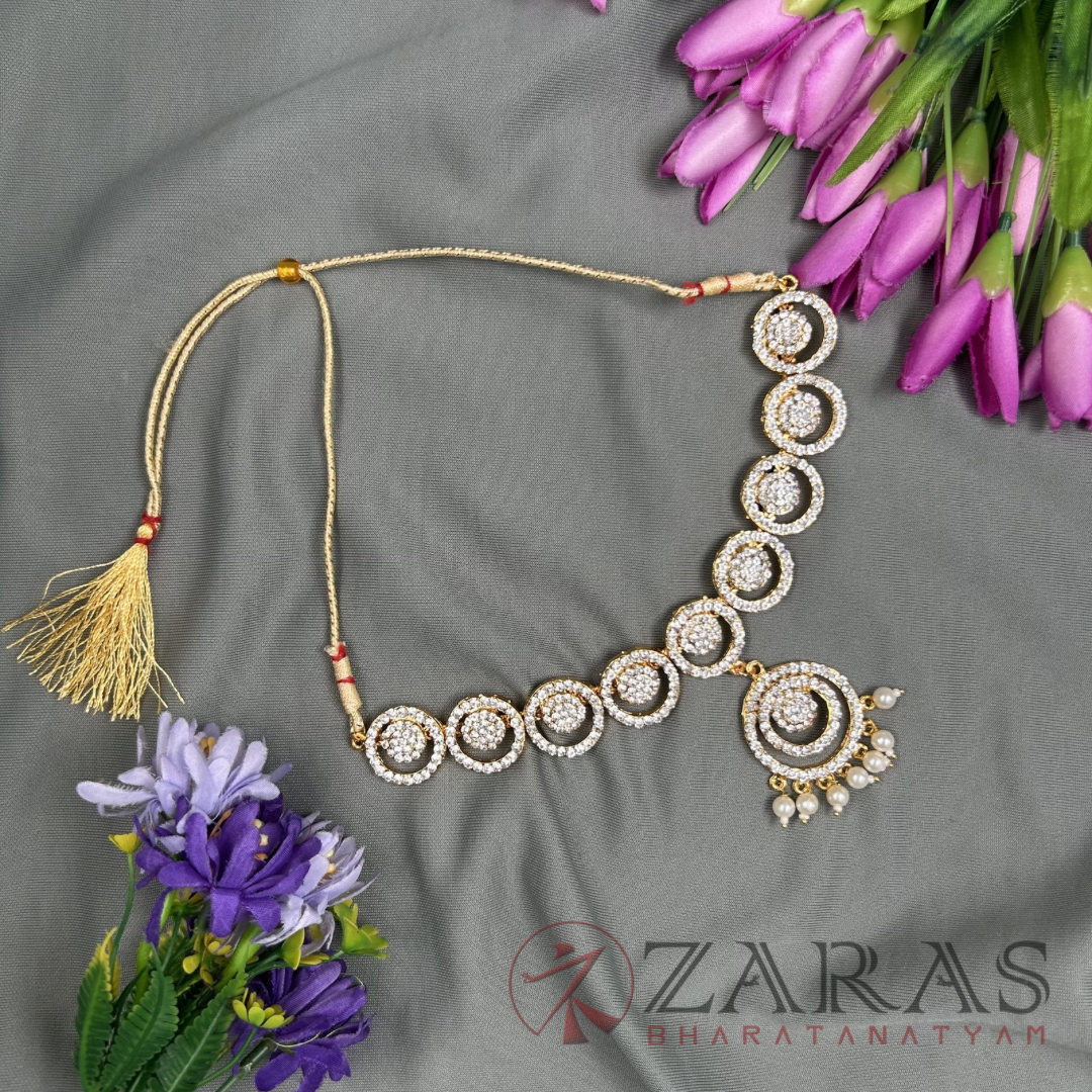 Bharatanatyam kemp Necklace